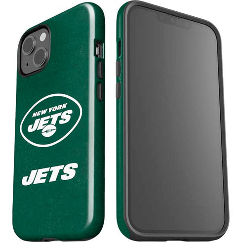 NFL New York Jets Distressed iPhone 15 Impact Case